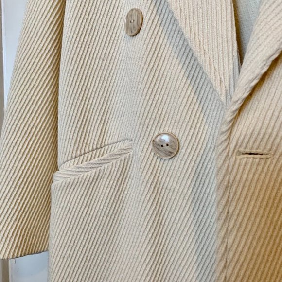 ZARA DOUBLE BREASTED TEXTURED OVERSIZED COAT - XS - Picture 5 of 6